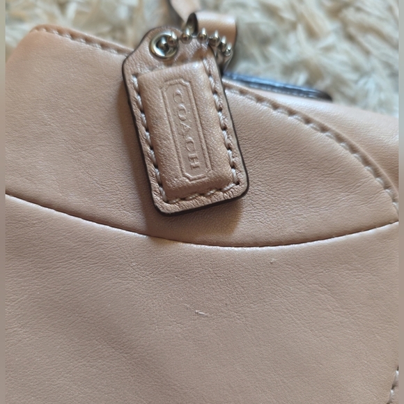 Genuine Coach Pink Blush Leather Soho Buckle Flap Crossbody Purse shoulder Bag - Picture 12 of 13